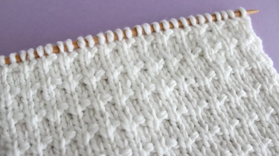 Andalusian Knit Stitch Pattern by Studio Knit with Free Pattern and Video Tutorial