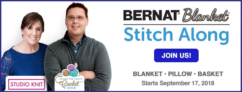 Bernat Stitch Along with Studio Knit and The Crochet Crowd Fall 2018