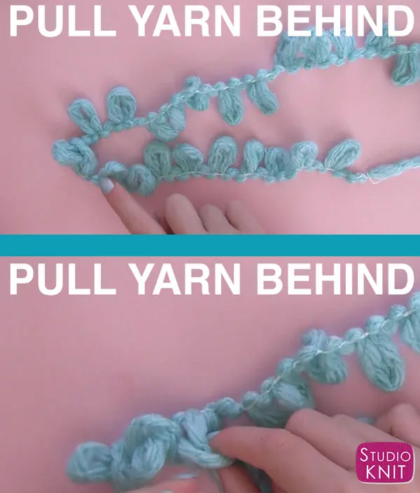 How to Knit Stitch using Loop Yarn. Knitting for Kids with Studio Knit includes video tutorial!