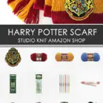 Shop Harry Potter Scarf knitting supplies and materials in the Studio Knit Amazon Shop