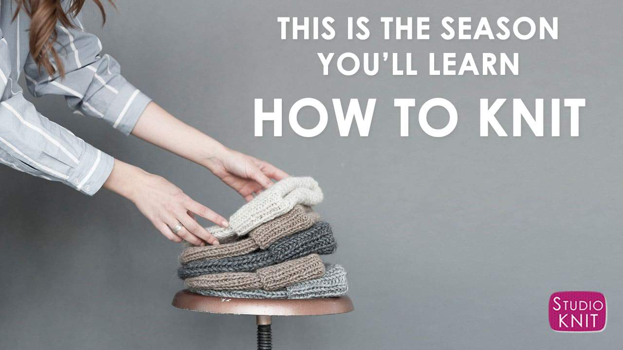 Learn to Knit in the Absolute Beginner Knitting Series