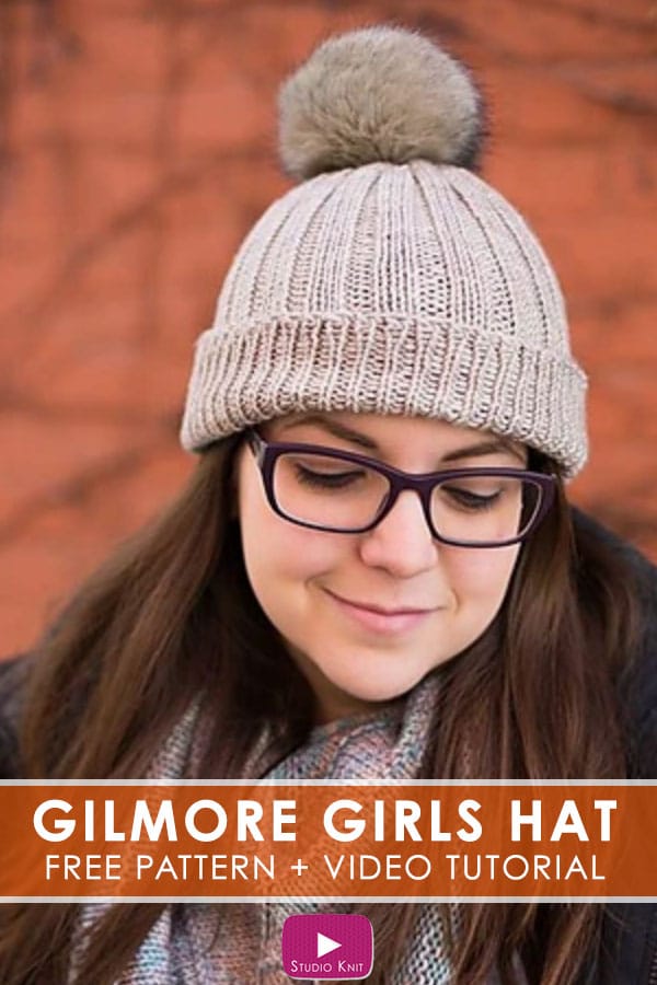 Gilmore Girls Ribbed Knit Hat Pattern