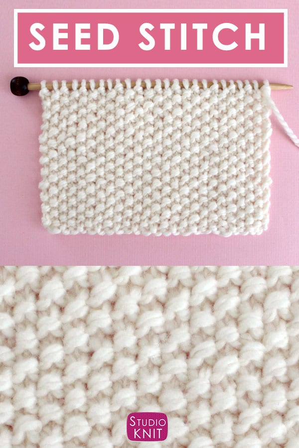 How to knit seed stitch