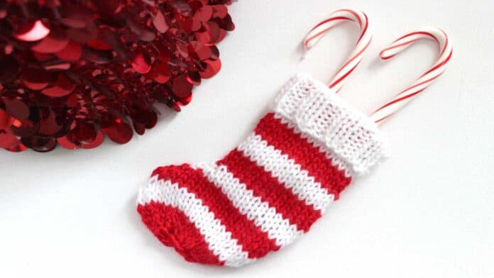 Mini Christmas Stocking Knitting Pattern Studio Knit