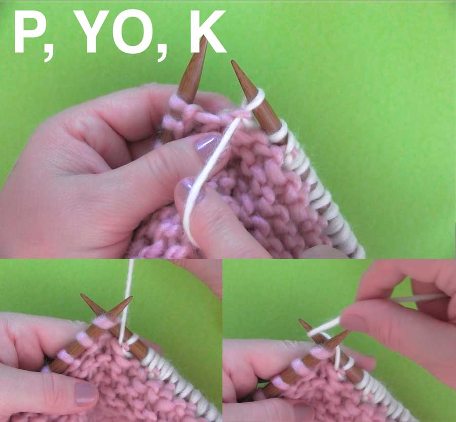 How To Knit A Yarn Over Increase Stitch Studio Knit