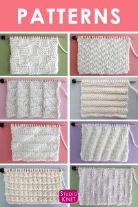 Knit Stitch Patterns For Beginning Knitters Studio Knit Knit Stitch Patterns For Beginning Knitters Studio Knit