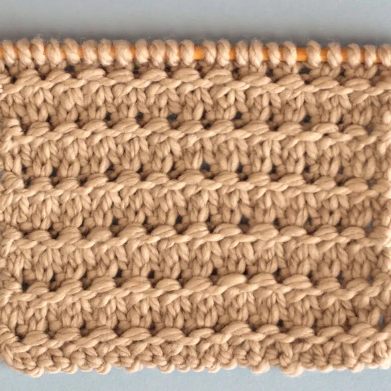 Granite Lace Knitting Stitch Pattern