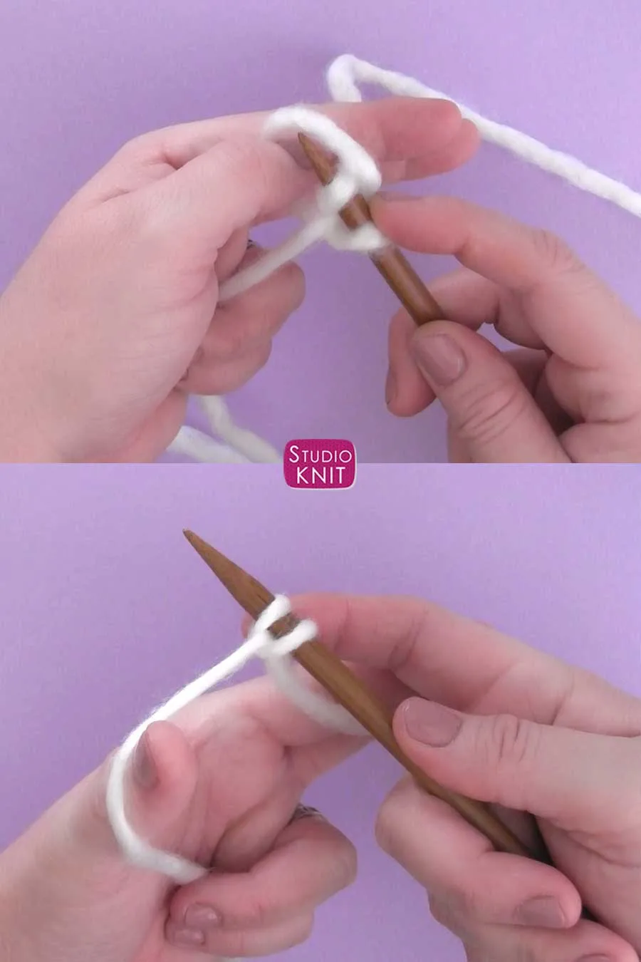 How to Cast On Without a Slip Knot by Studio Knit
