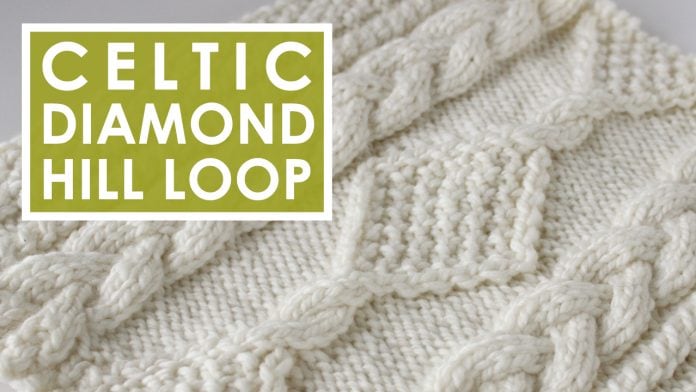 thumbnail-celtic-diamond Diamond Hill Loop Celtic Cable Knitting Pattern by Studio Knit