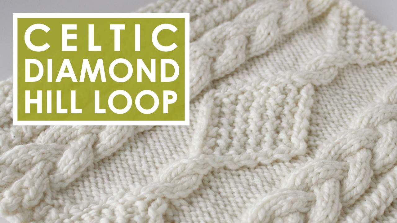 Diamond Hill Loop Celtic Cable Knitting Pattern