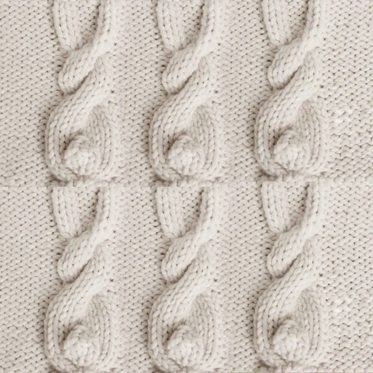 Bunny Cable Knitting Pattern