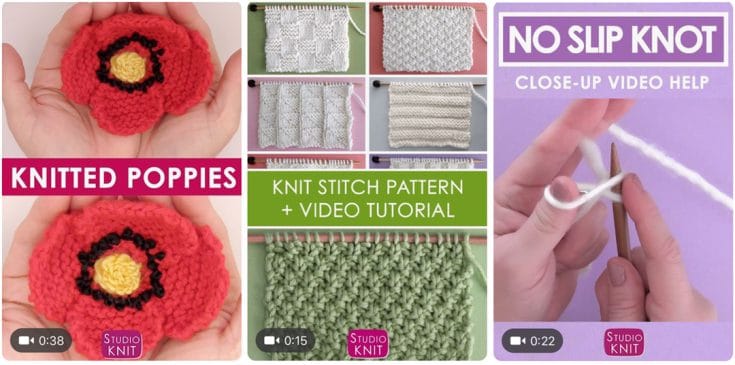 Video Tutorials from Studio Knit