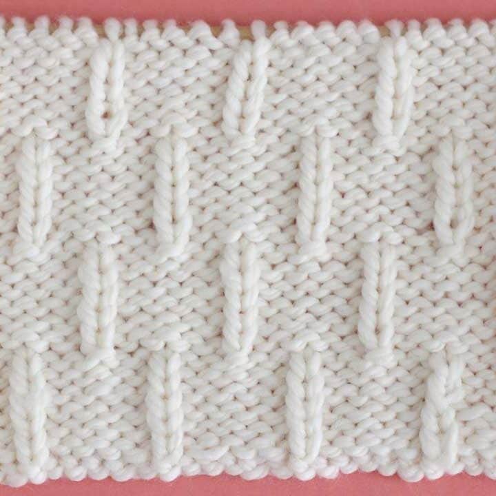 Caterpillar Knit Stitch Pattern