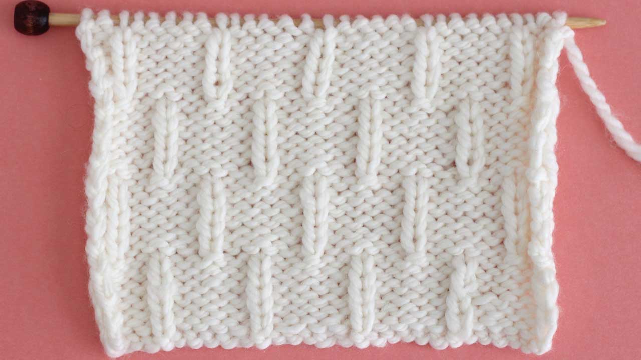 Caterpillar Knit Stitch Pattern