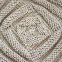 Swirly Square Stitch Knitting Pattern and Video Tutorial