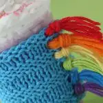 Knitted Unicorn Drink Cozy by Studio Knit