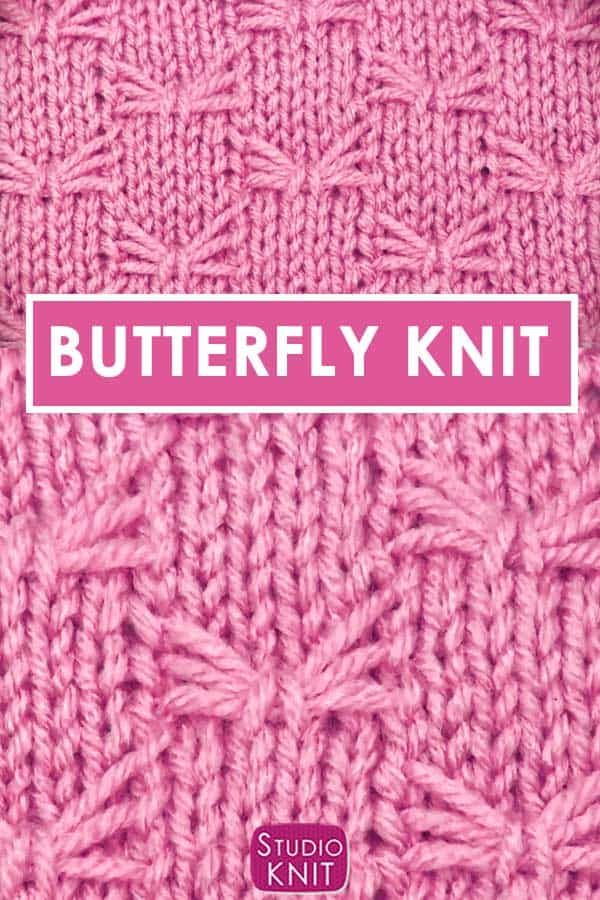 Butterfly stitch knitting nwcvq  studio knit Butterfly stitch knitting nwcvq  studio knit