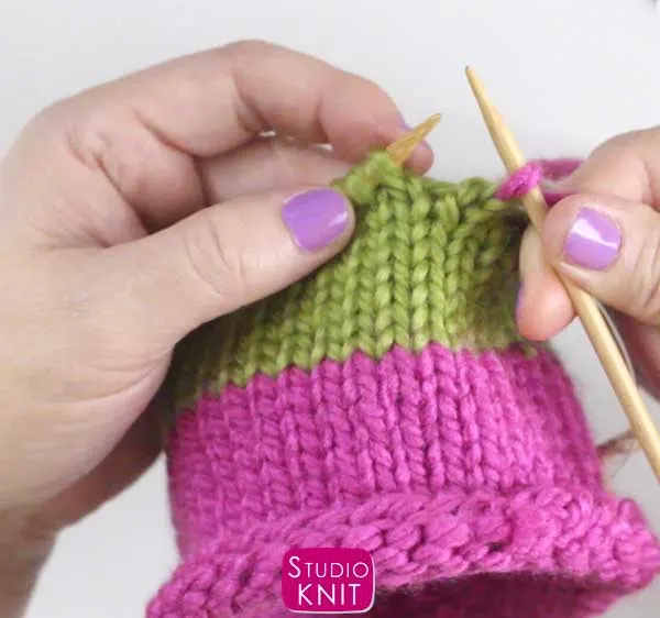 Making the Switch to Double Pointed Needles with Studio Knit