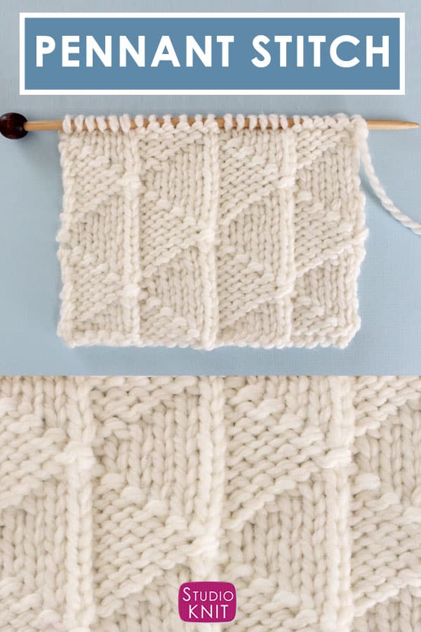Pennant Pleating Knitting Pattern