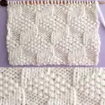 Tumbling Moss Blocks Stitch Knitting Pattern