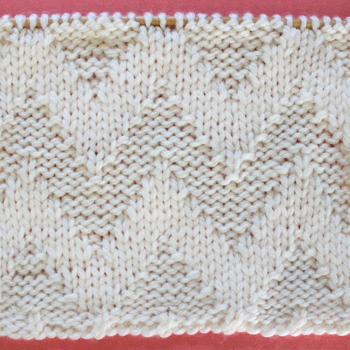 Horizontal Chevron Zigzag Knitting Pattern