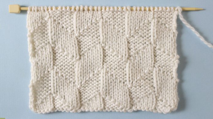 Parallelogram Stitch Knitting Pattern Studio Knit