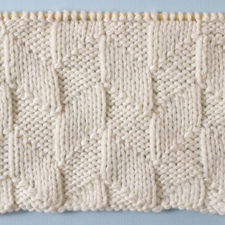 Parallelogram Stitch Knitting Pattern