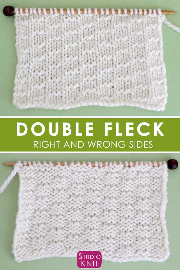 Double Fleck Stitch Knitting Pattern