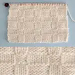 Wide Basketweave Stitch Knitting Pattern