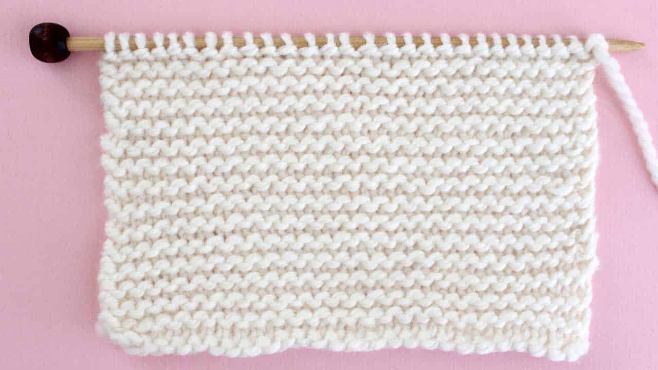 Garter Stitch Knitting Pattern