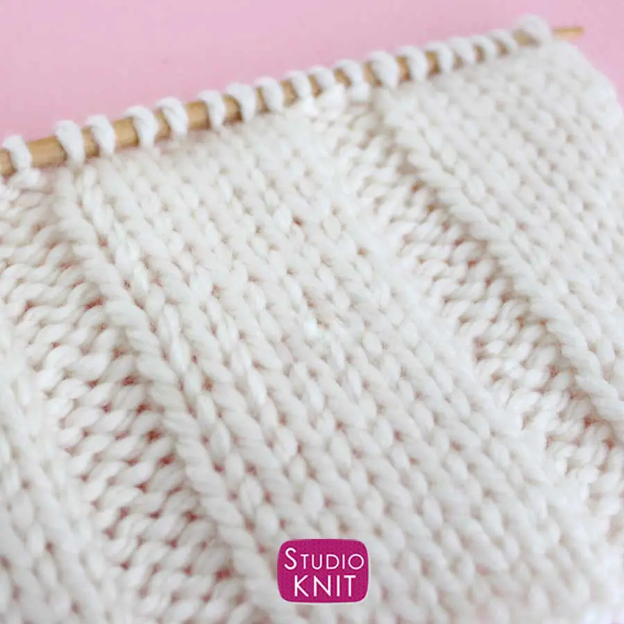 7x3 Flat Rib Stitch Knitting Pattern for Beginners - Studio Knit