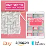 Paperback Book and E-Book of Knit Stitch: 50 Knit and Purl Patterns by Kristen McDonnell from Studio Knit