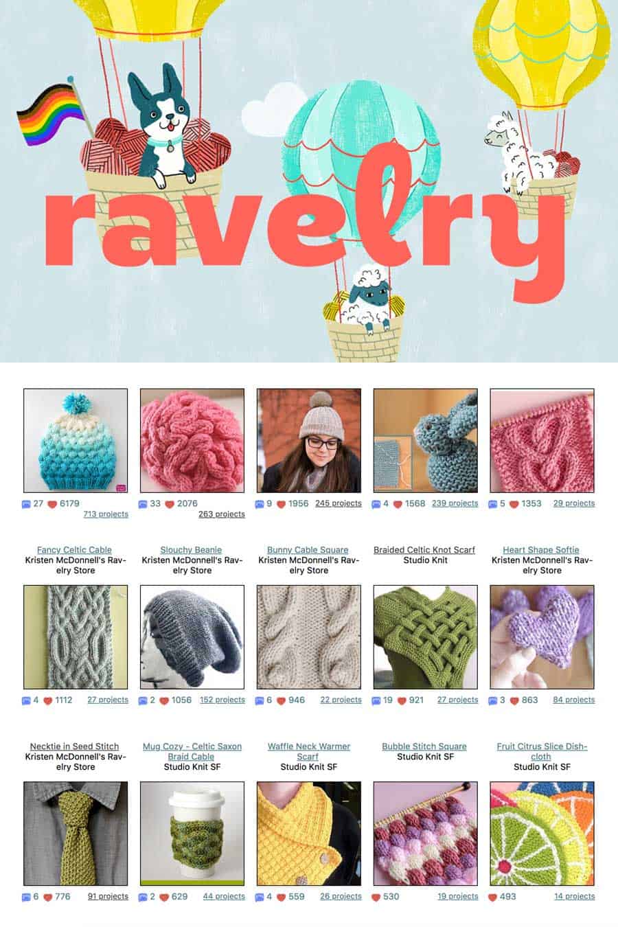 Easily Find Ravelry Free Patterns Studio Knit