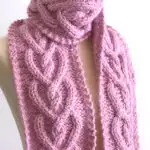 Heart Cable Knit Pattern by Studio Knit