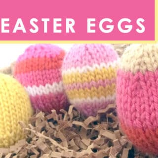 knitted easter egg