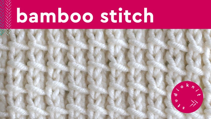Bamboo Stitch Knitting Pattern 2-Row Repeat