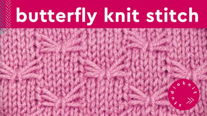 Butterfly Stitch Knitting Pattern