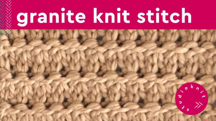 Granite Stitch Knitting Pattern