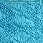 Fancy Diamond Stitch Knitting Pattern