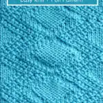 Fancy Diamond Stitch Knitting Pattern
