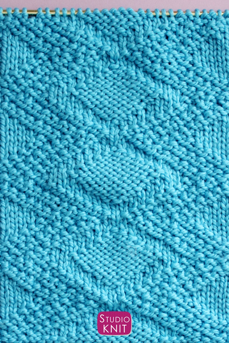 Fancy Diamond Stitch Knitting Pattern