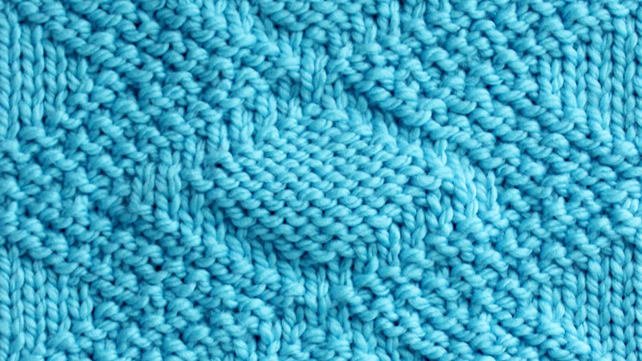 Fancy Diamond Stitch Knitting Pattern for Beginners