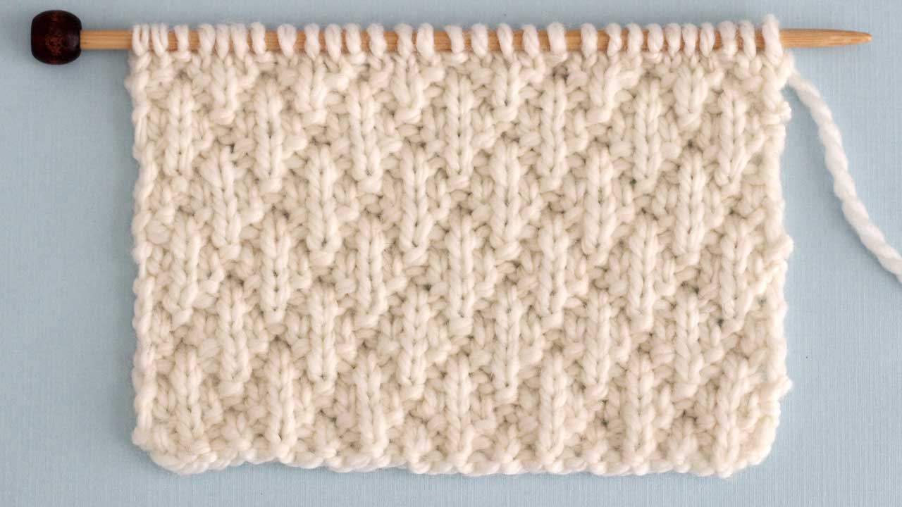 Seersucker Stitch Knitting Pattern