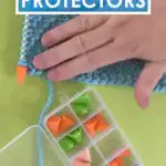 Knitting Needles Point Protectors with Compartment Box