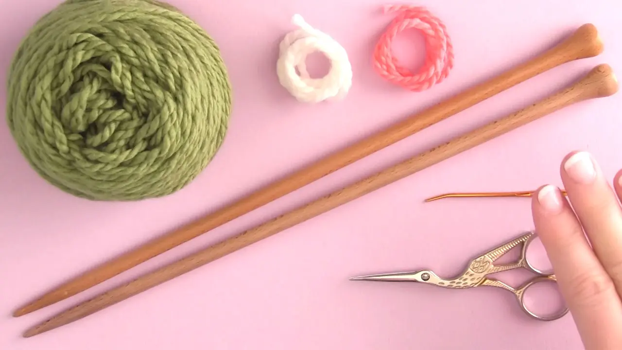 Knitting Needles and Yarn