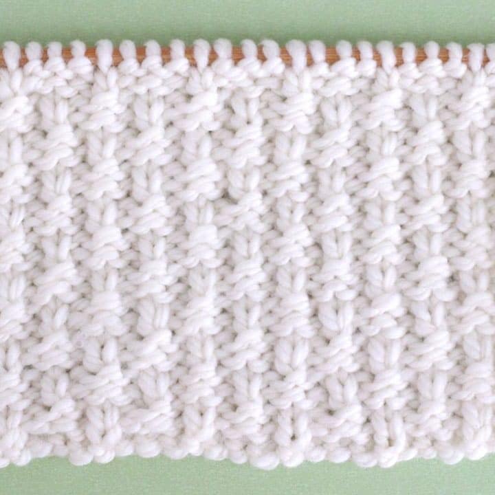 Little Raindrops Stitch Knitting Pattern
