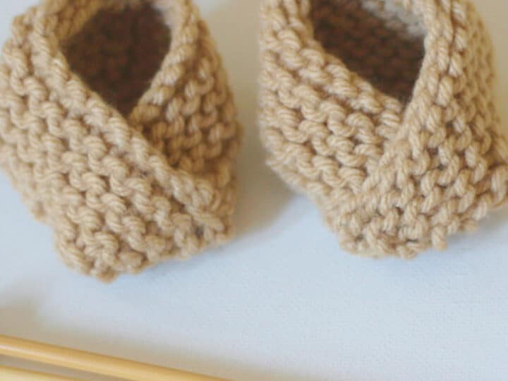 simple baby booties