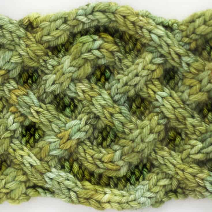Celtic Cable Saxon Braid Knitting Pattern Studio Knit