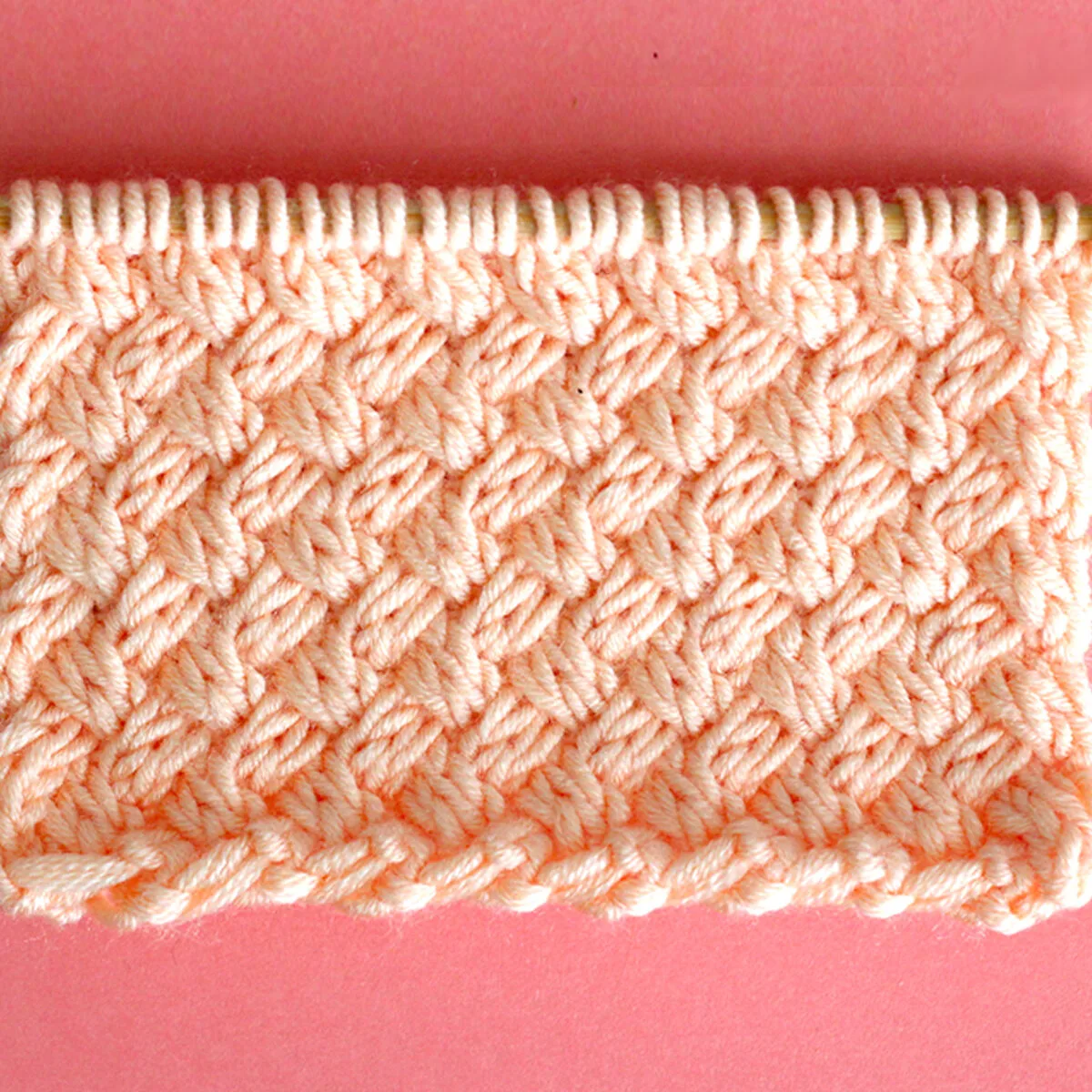 How to Knit Basket Weave Stitch