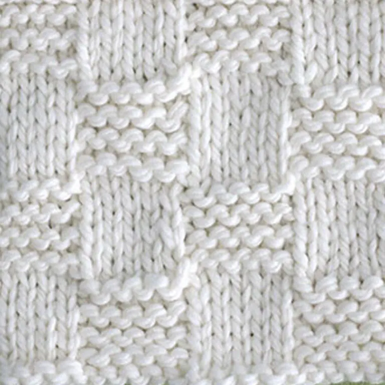 7 Knit Basketweave Stitch Variations - Studio Knit